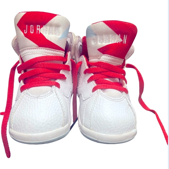 NIKE Air Jordan 7 Retro Topaz Mist Kids Sneakers 8 - Picture 5 of 8